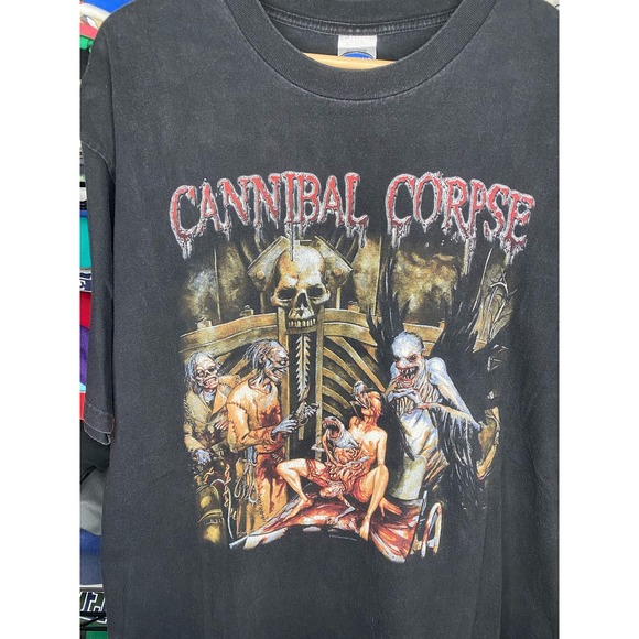 Y2K Cannibal Corpse Tour Of The Wretched 2004 Men XL Graphic Metal Band T-Shirt - Picture 2 of 5